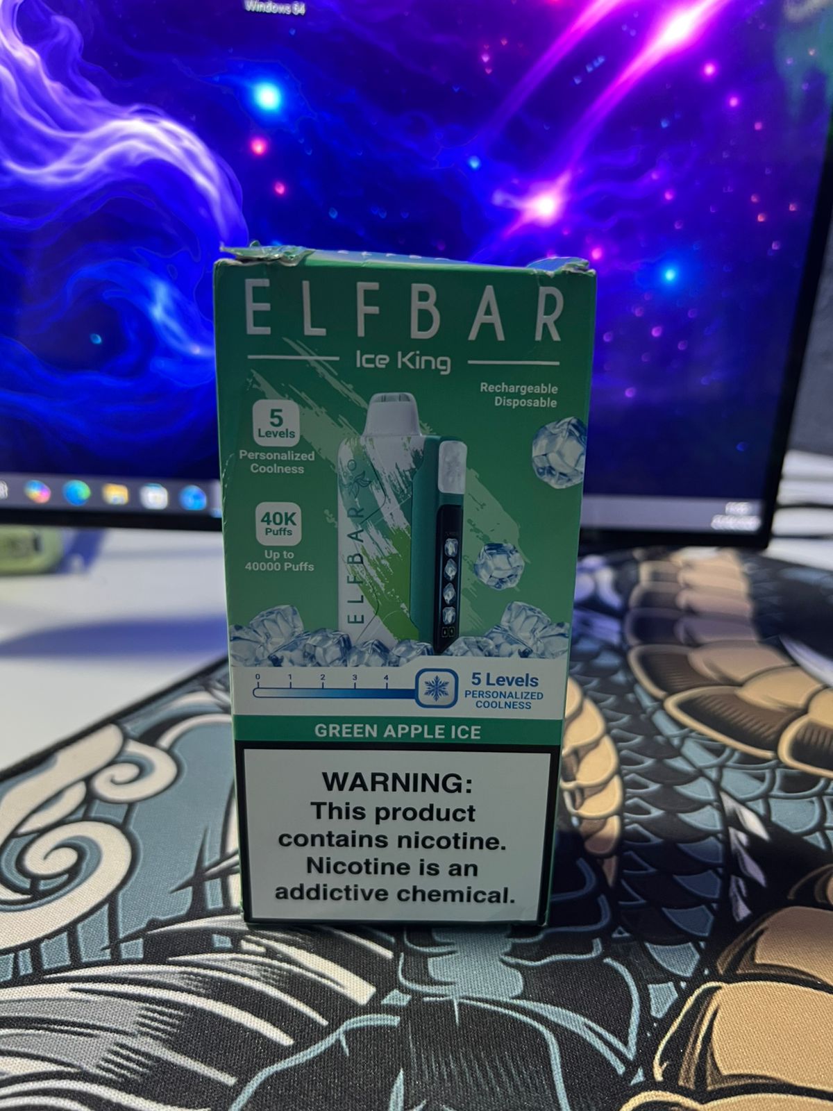 Elfbar ice king 40.000 puffs